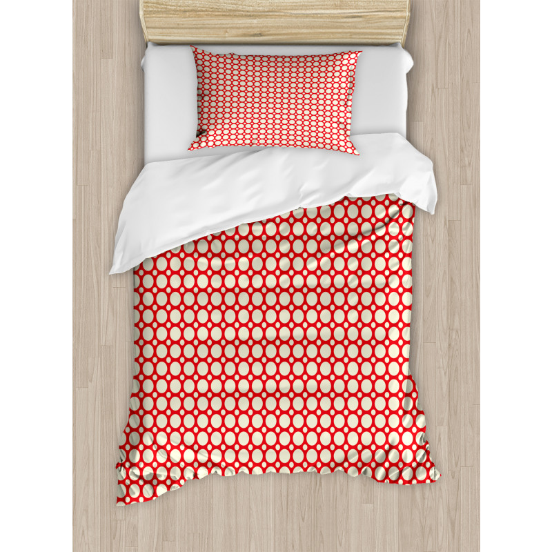 Big Small Polka Dots Duvet Cover Set