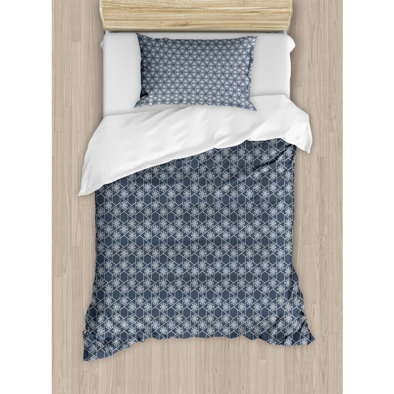 Eastern Japanese Tile Duvet Cover Set