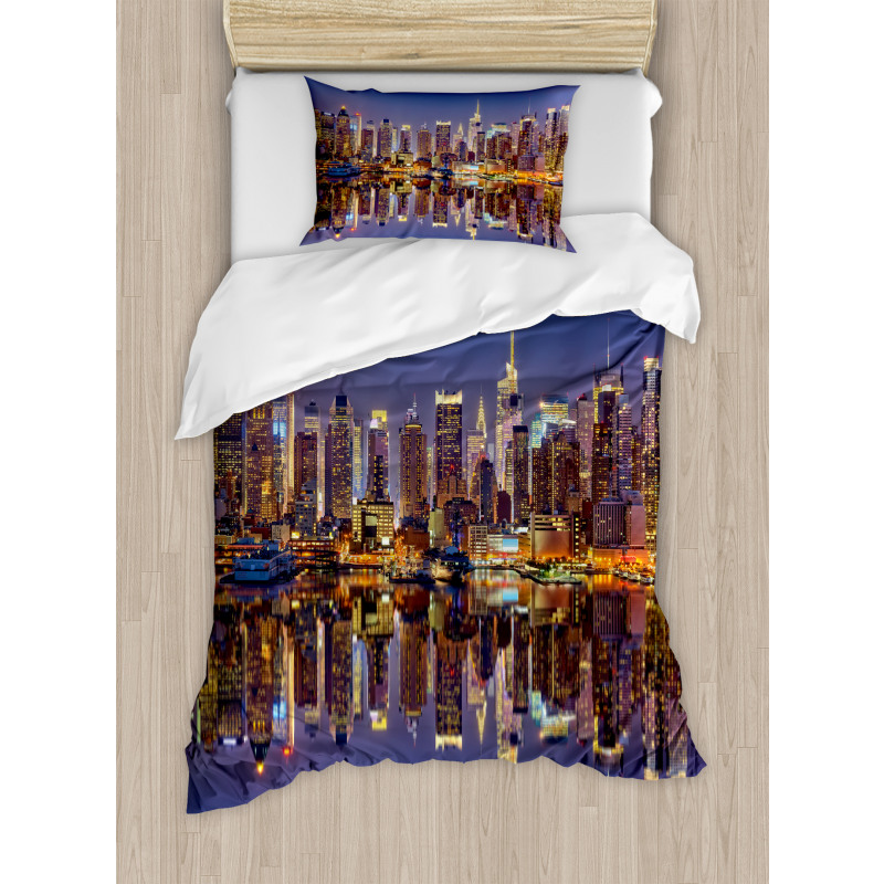 New York City Usa Duvet Cover Set