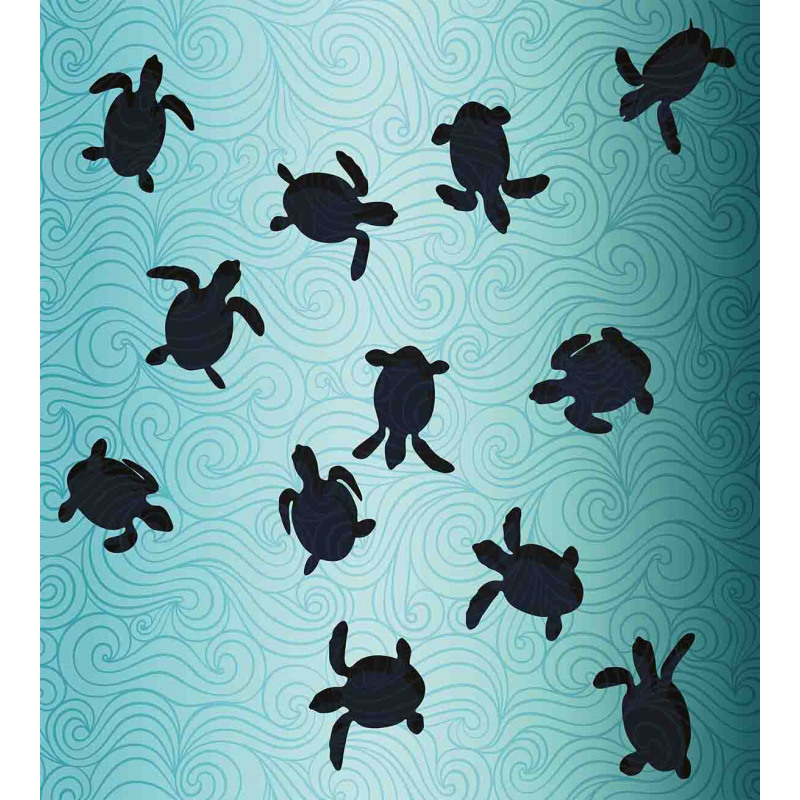 Baby Turtles Deep Sealife Duvet Cover Set