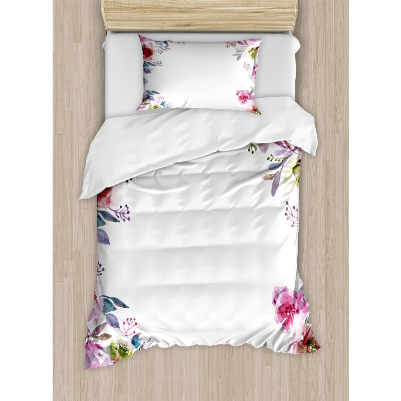 Romantic Blossom Flowers Duvet Cover Set