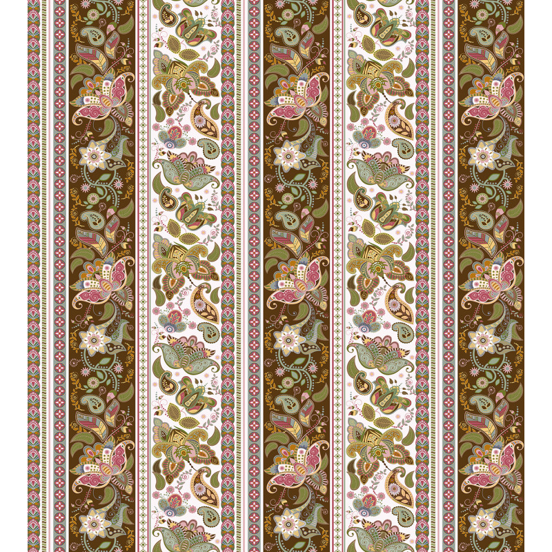Persian Floral Pattern Duvet Cover Set