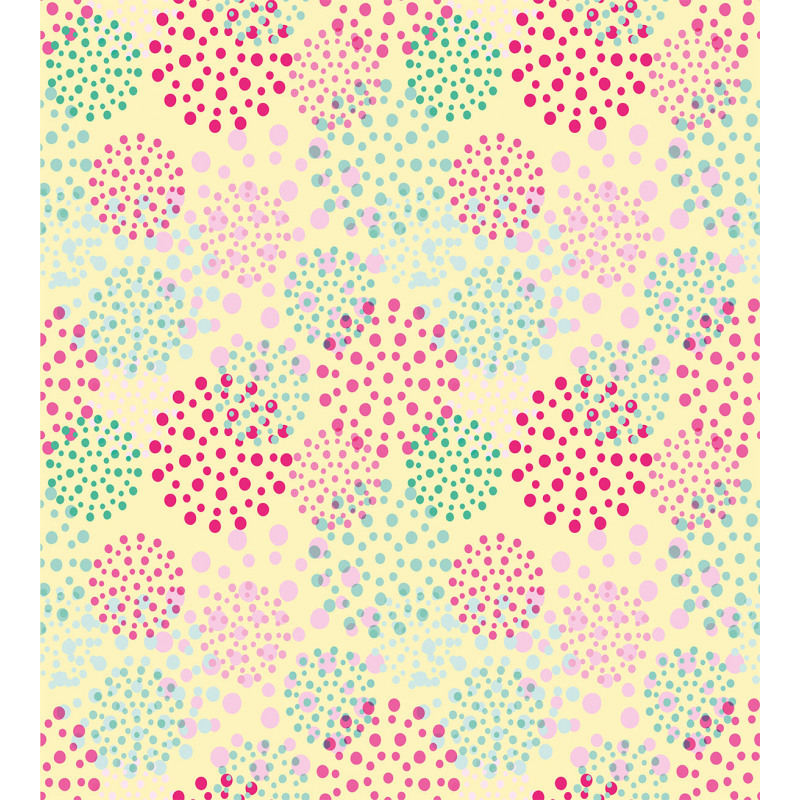 Flowers Polka Dots Duvet Cover Set