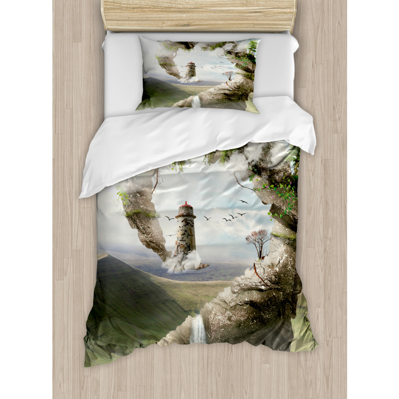 Dreamland Stone Bridge Duvet Cover Set