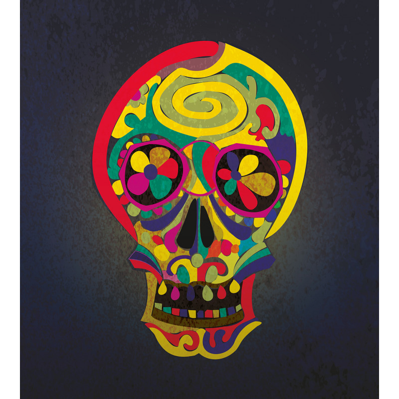 Colorful Skull Duvet Cover Set