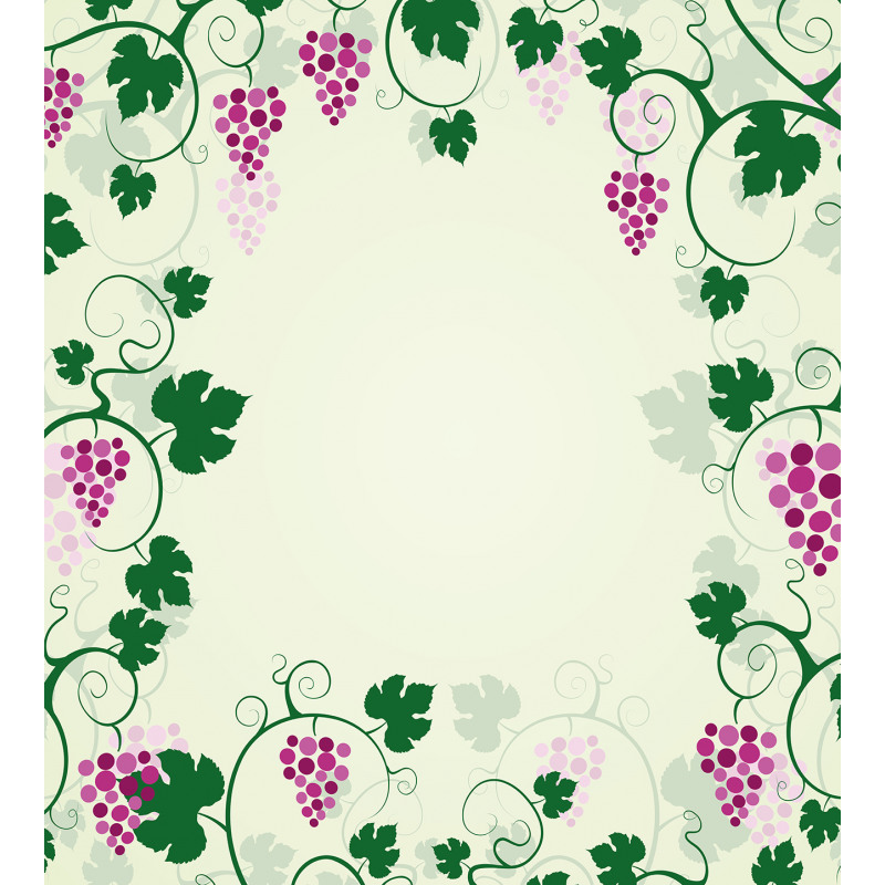 Grape Vines Fruit Garden Duvet Cover Set