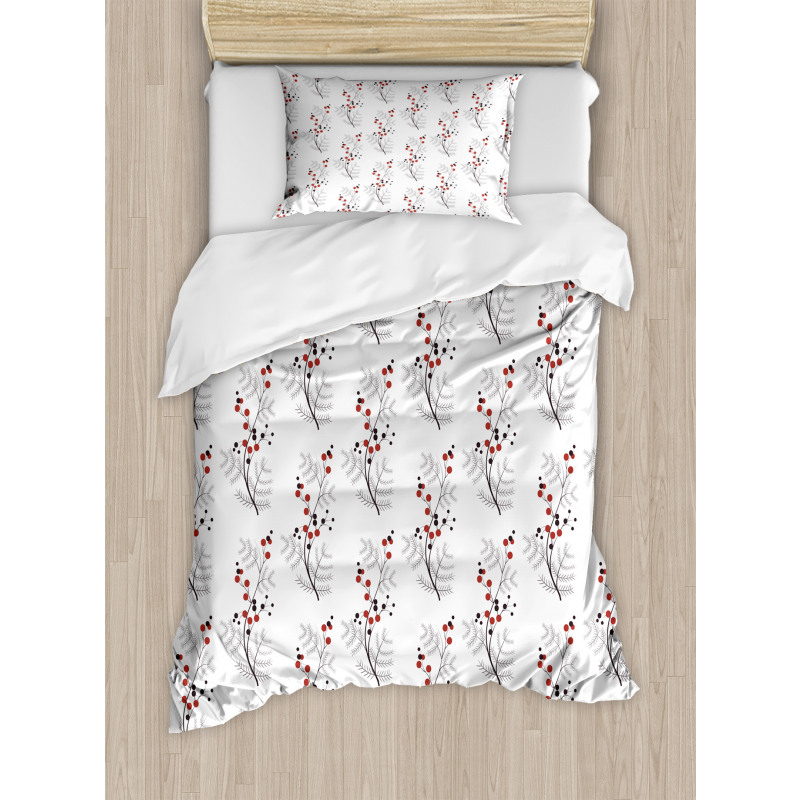 Curvy Dotted Branches Duvet Cover Set