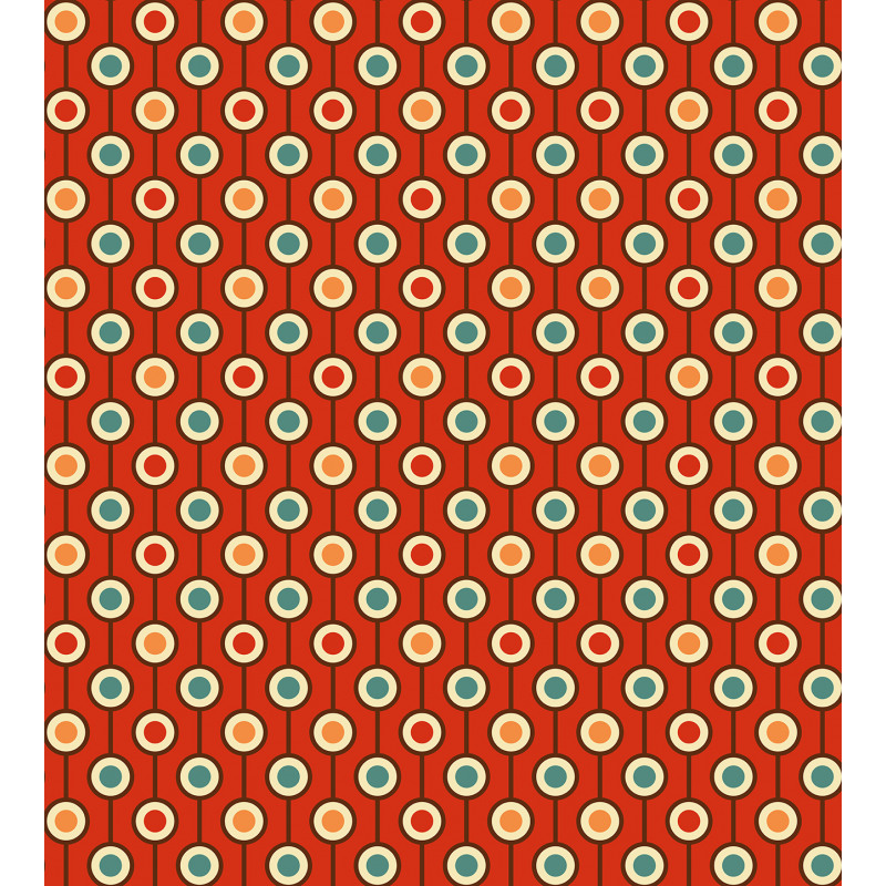 60s Style Hippie Dots Duvet Cover Set