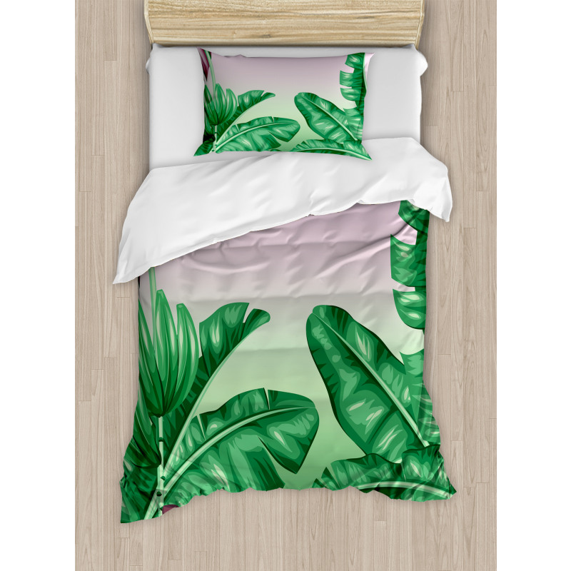 Exotic Orchid Blooms Duvet Cover Set