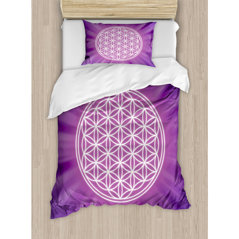 Overlap Circles Duvet Cover Set