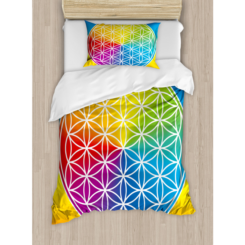 Peace Flower Child Youth Duvet Cover Set