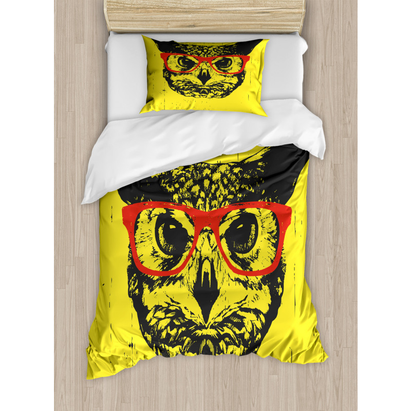 Hipster Grunge Humorous Duvet Cover Set