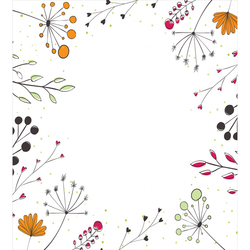 Geometric Flowers Floral Duvet Cover Set