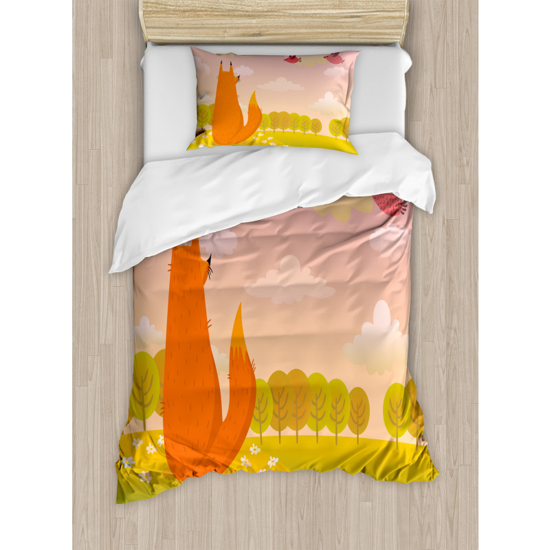 Animal Fox Wildlife Duvet Cover Set