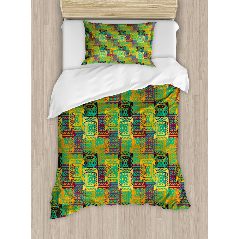 Folk Native Duvet Cover Set