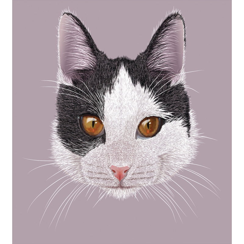 Pet Cat Kitty Portrait Duvet Cover Set