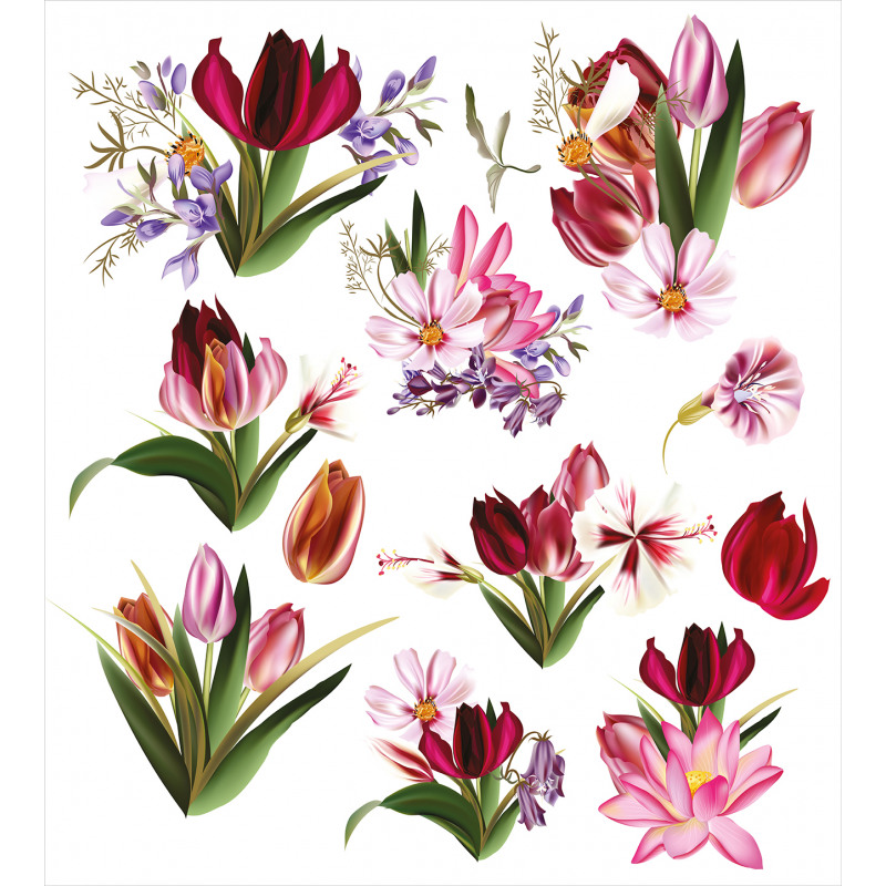 Composition of Flowers Duvet Cover Set