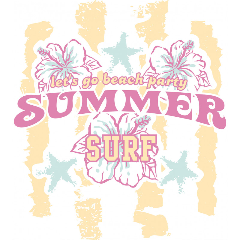 Flowers Surf and Summer Duvet Cover Set