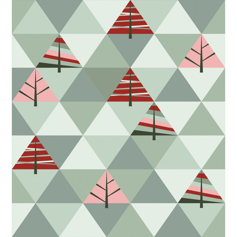 Illustration of Triangles Duvet Cover Set