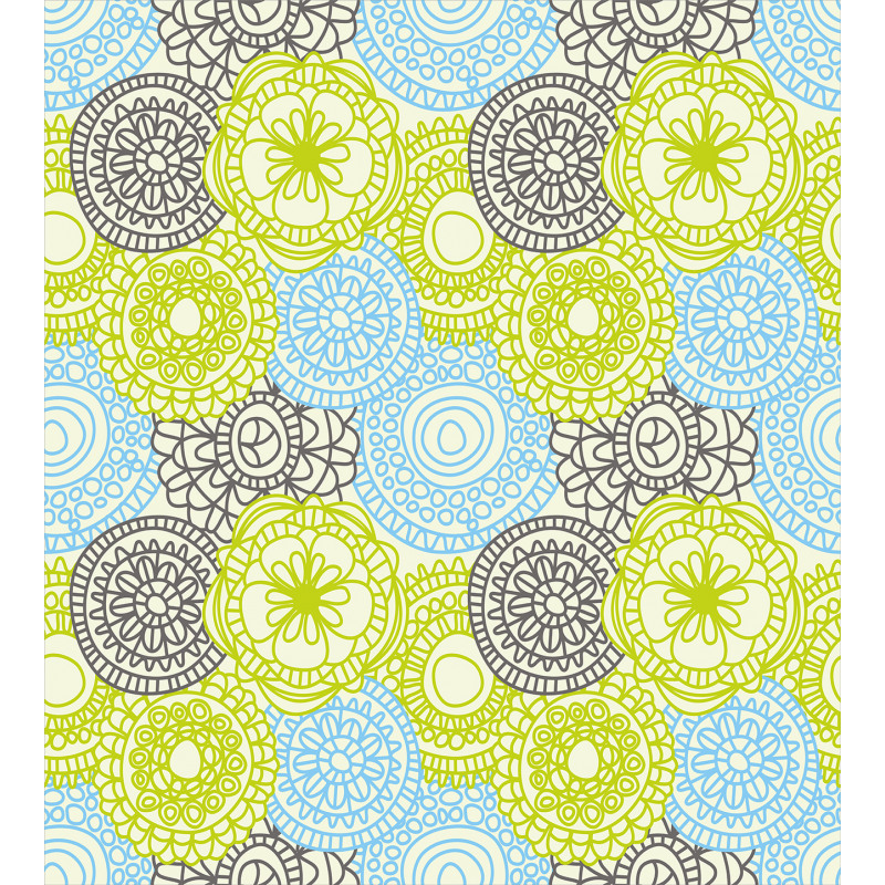 Pastel Folk Style Flower Duvet Cover Set