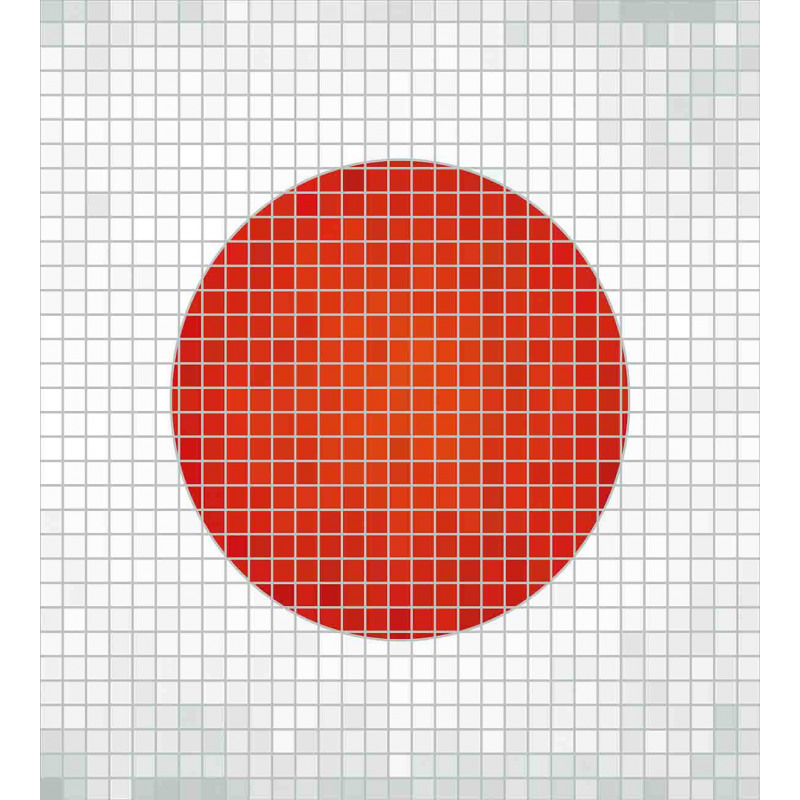 Mosaic Flag of Japan Duvet Cover Set
