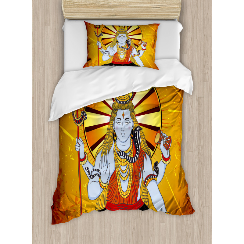 Figure Idol Grunge Style Duvet Cover Set