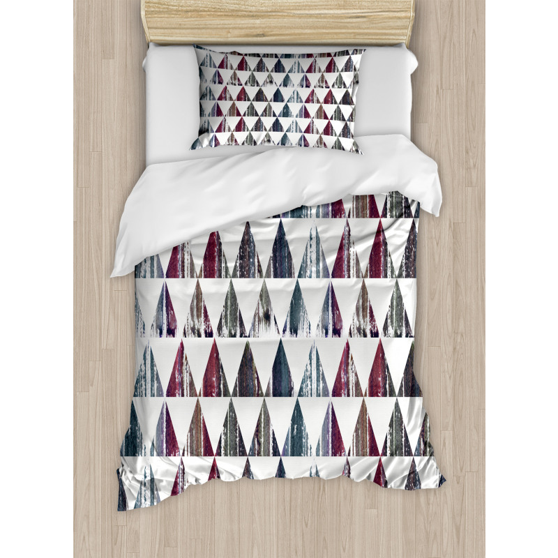 Egyptian Modern Pyramid Duvet Cover Set