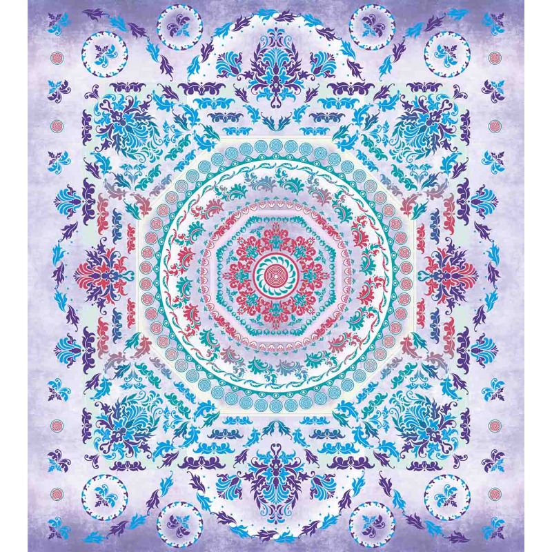 Floral Medallion Design Duvet Cover Set