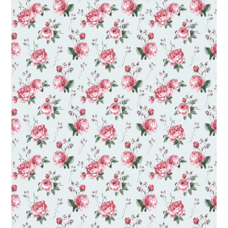 Spring Flowers Roses Duvet Cover Set