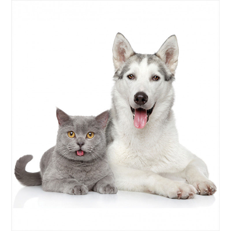 Animals Pets Dogs Digital Duvet Cover Set