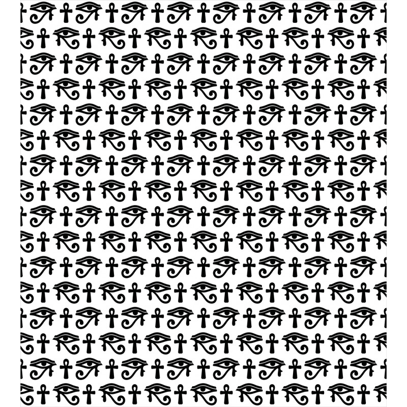 Hieroglyphic Pattern Duvet Cover Set