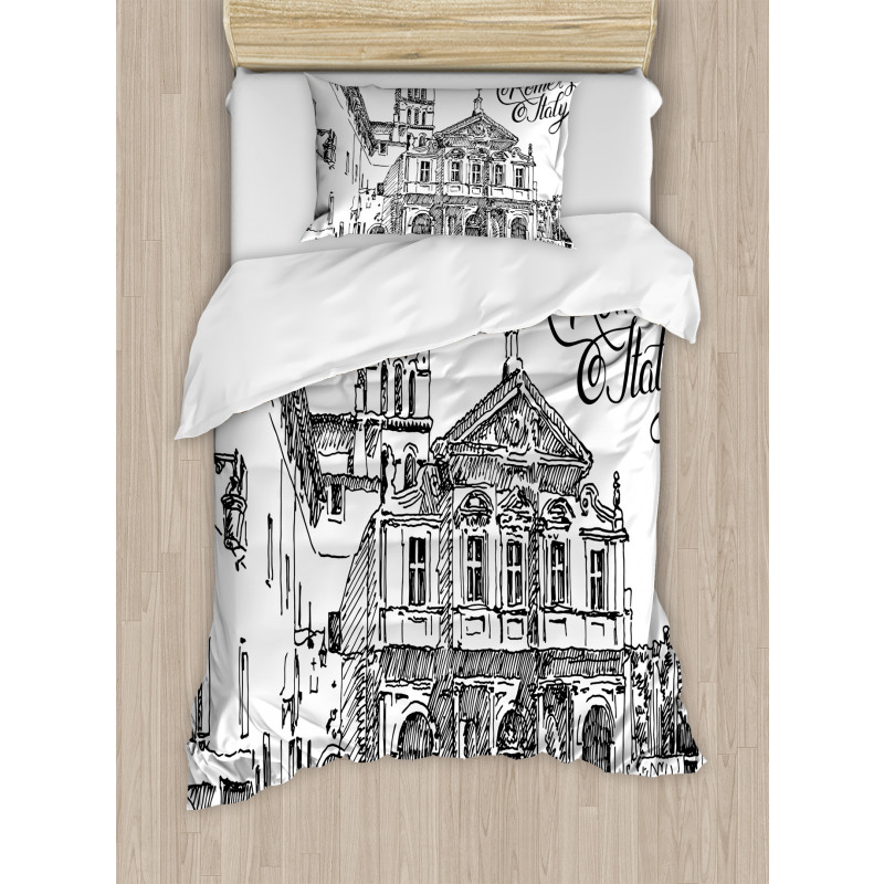 Scenery of Rome Duvet Cover Set