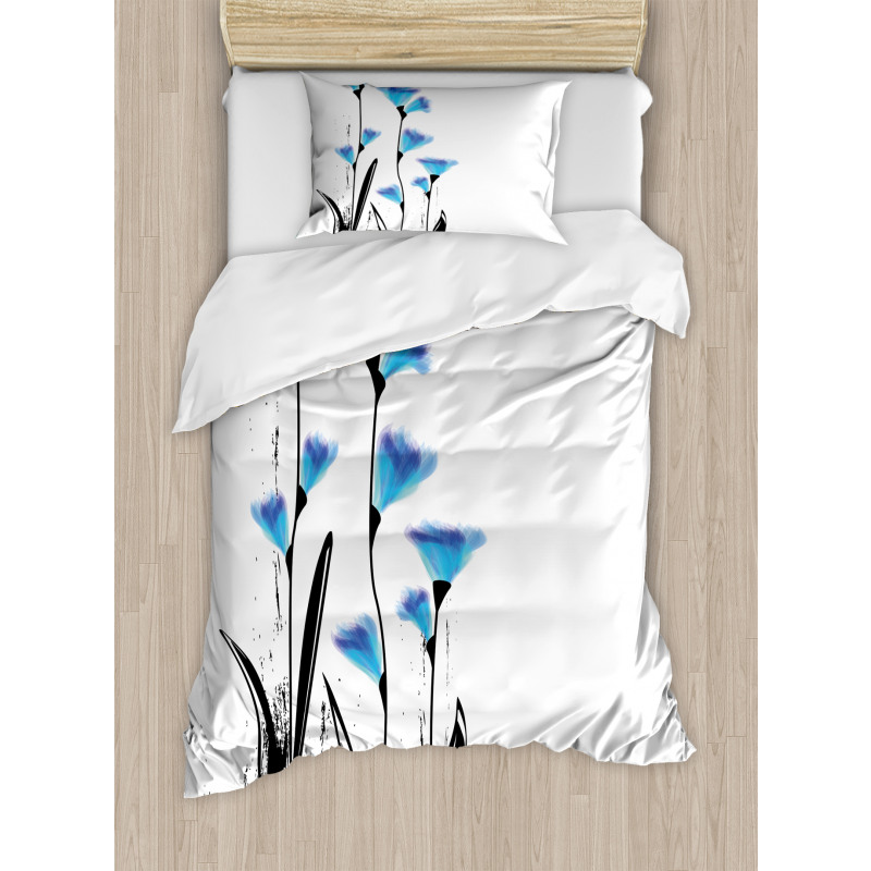 Flowers Tulips in Ombre Duvet Cover Set