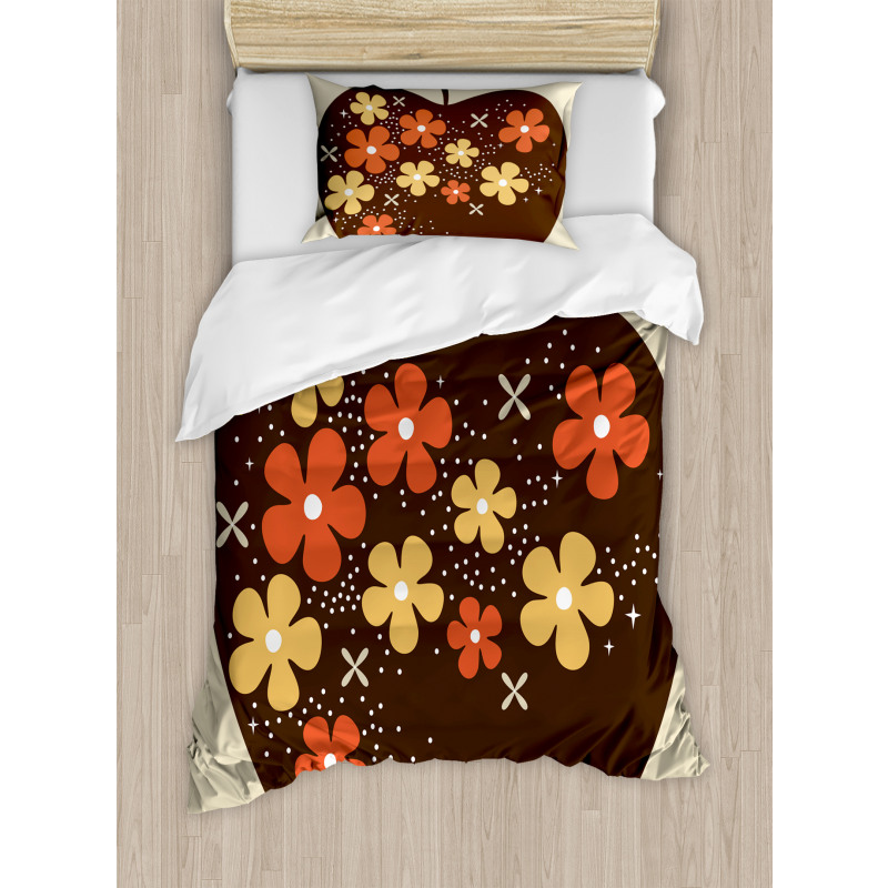 Vector Big Apple Duvet Cover Set