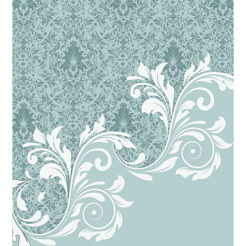 Retro Floral Ivy Swirls Duvet Cover Set