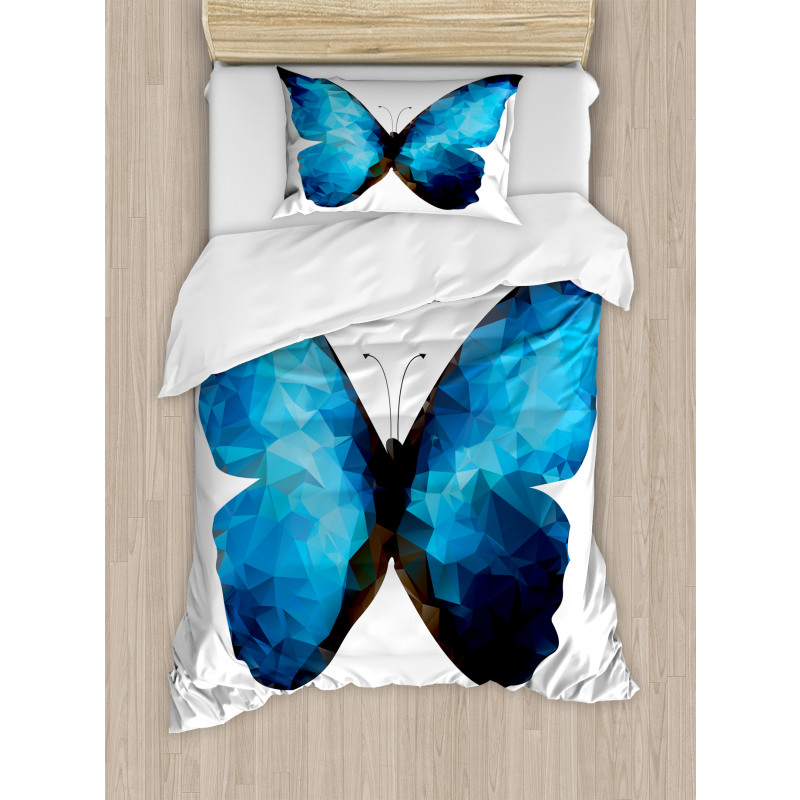 Modern Blue Ombre Duvet Cover Set