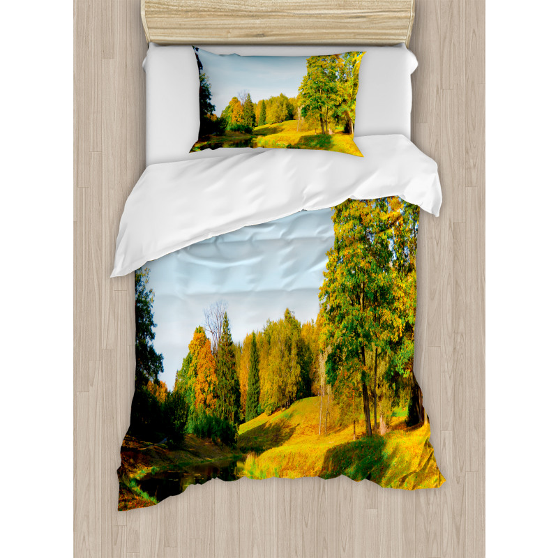 Natural Forest Park Duvet Cover Set