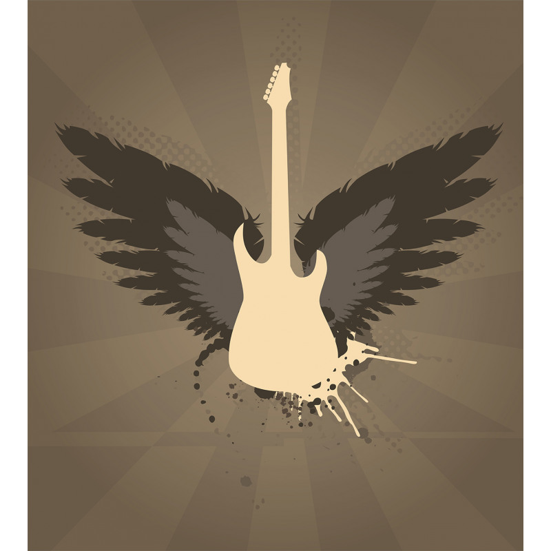 Rock Talent Wings Guitar Duvet Cover Set
