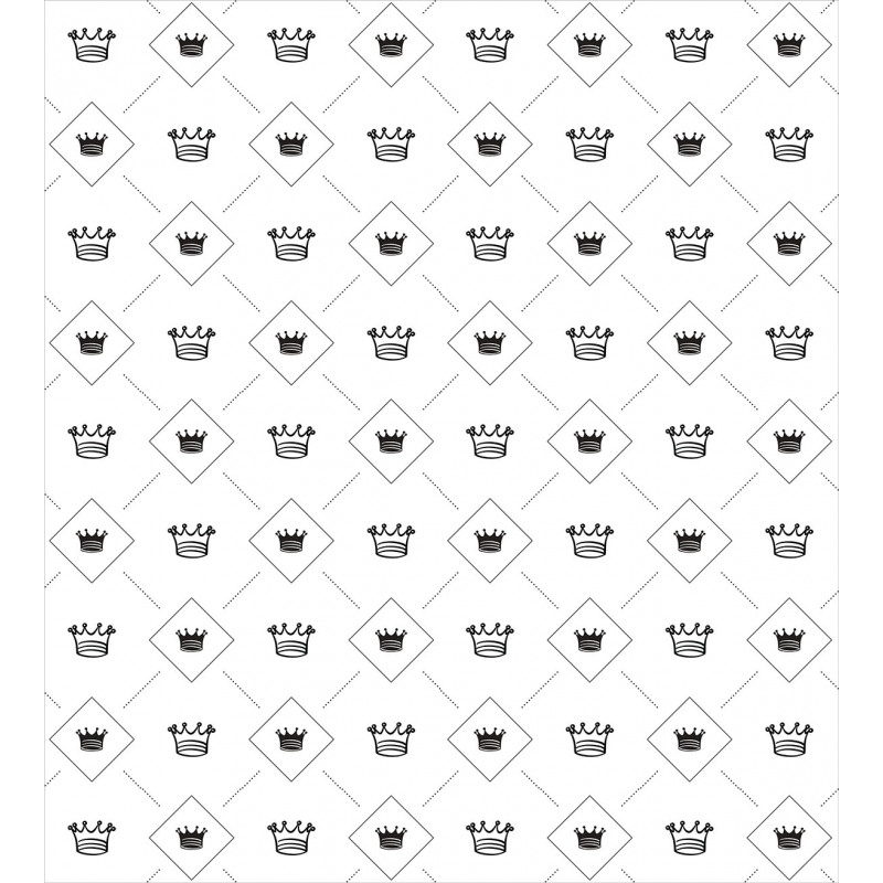 Crowns Dots Duvet Cover Set
