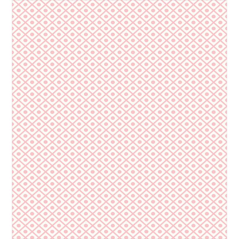 Squares Polka Dots Duvet Cover Set
