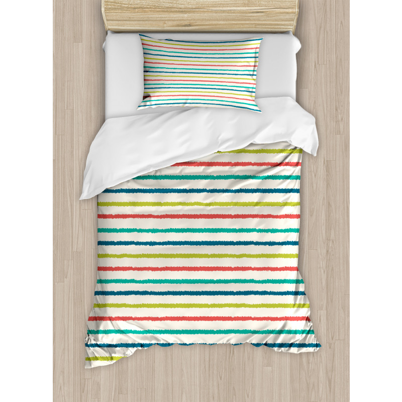 Doodle Paralel Lines Duvet Cover Set