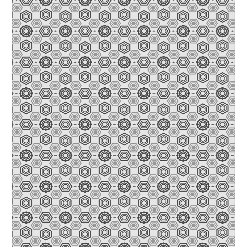 Abstract Hexagons Duvet Cover Set