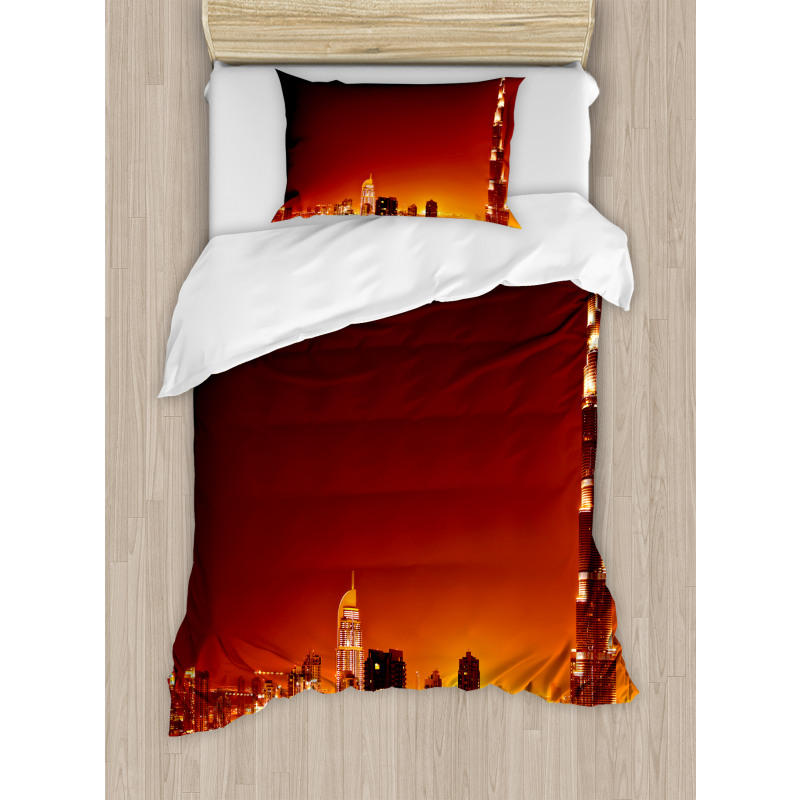 East Dubai Landscape Duvet Cover Set