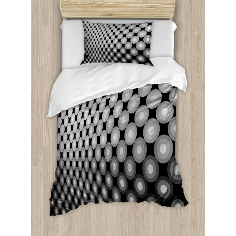 3D Digital Mosaic Dots Duvet Cover Set