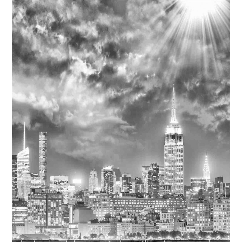 NYC Dramatic Skyline Duvet Cover Set