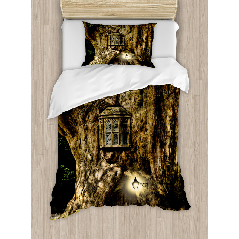 Fairytale House Tree Duvet Cover Set