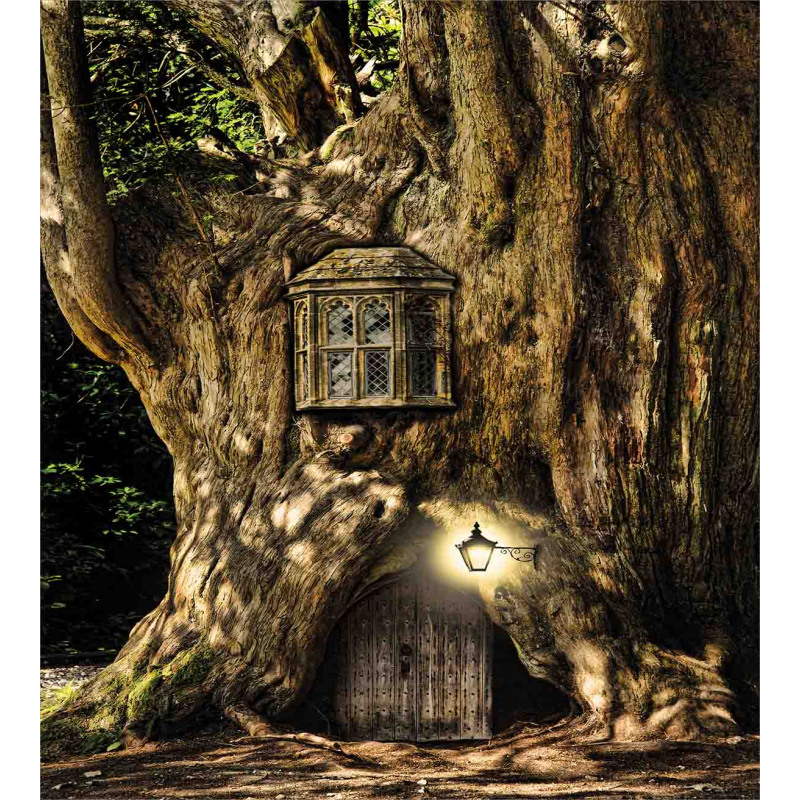 Fairytale House Tree Duvet Cover Set