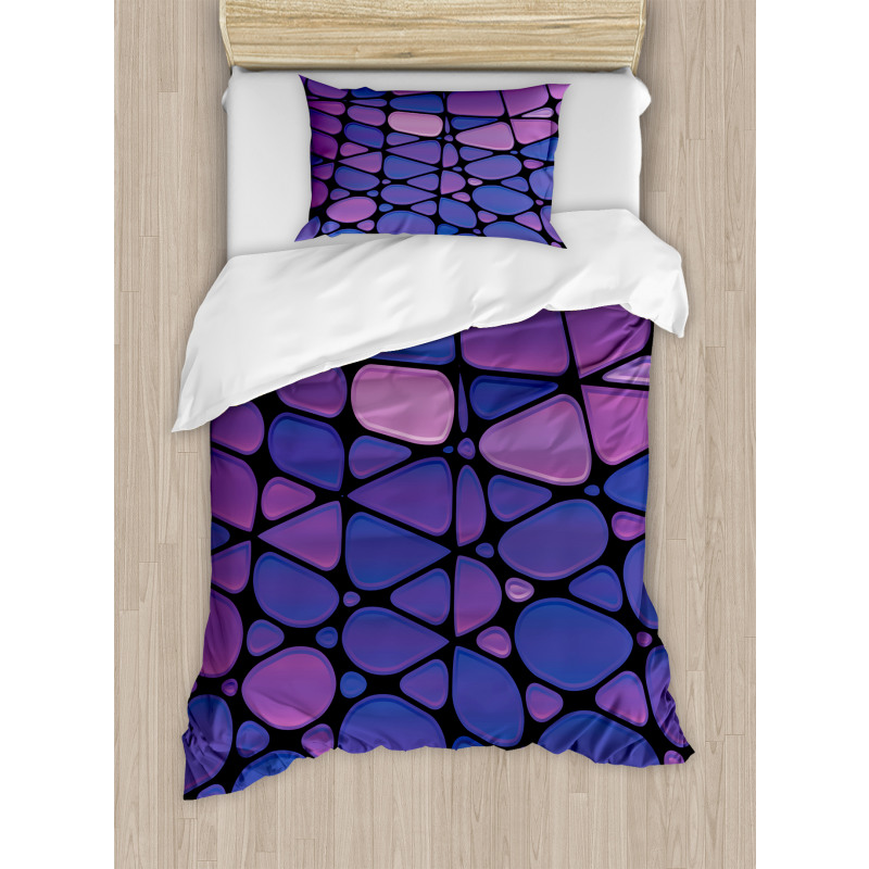 Stained Graphic Drops Duvet Cover Set