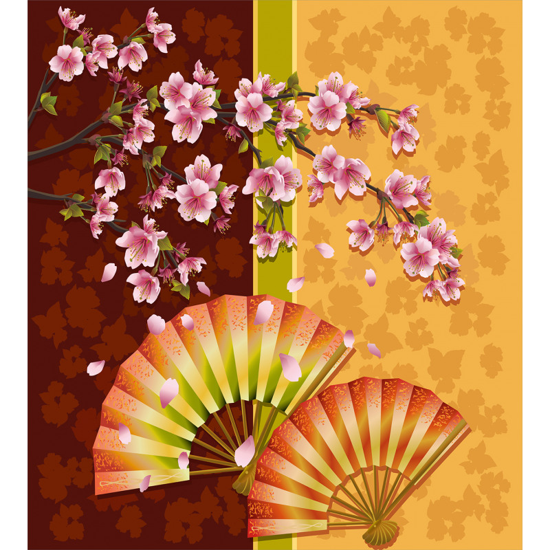 Sakura Blossoms Asian Duvet Cover Set