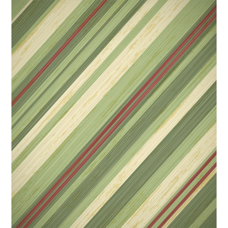 Diagonal Stripes Grungy Duvet Cover Set